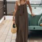 🏖️Last day sale 50% OFF💕20K+ SOLD!⚡Women's Casual Backless Spaghetti Strap Maxi Dress🌟🌊