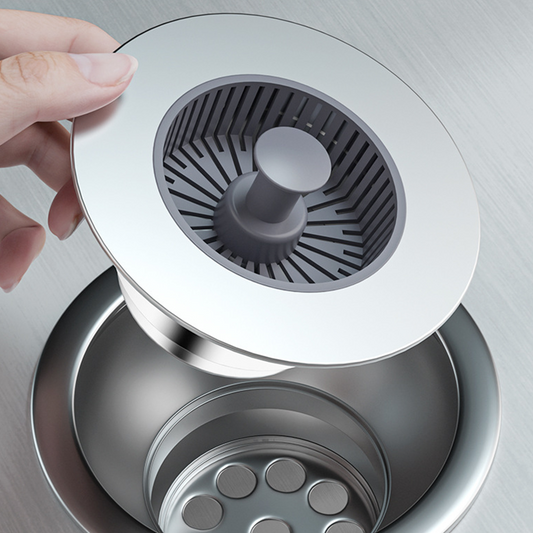 💥Buy 1 Get 1 Free💥Pop-Up Sink Drain Stopper with Strainer💧