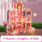 📢📢50% OFF!!⏰DIY Luminous Princess Castle Dollhouse