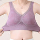 High Support Wireless Lace Bra For Women