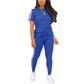 Women’s Short-Sleeve Top Leggings 2-Piece set