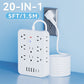 ✨🔥Hot Sale Deals-20-in-1 Power Strip with Overload Protection🔌🔥🔥🔥（Order now and receive a UK plug adapter free of charge）
