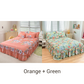 📢📢60%  OFF !! ⏰3-Piece Ruffled Bed Skirt Set🛏️