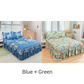 📢📢60%  OFF !! ⏰3-Piece Ruffled Bed Skirt Set🛏️