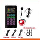 Portable Handheld Live Sound Card (Voice Changer): Multifunctional Effects + Noise Cancellation – Stream from Anywhere!