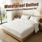 🌤️🛏️Waterproof Quilted Mattress Cover & Pillowcases Set