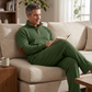 Men's Two-Piece Knit Tracksuit Set