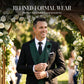 Modern Contrast Color Wedding Suit