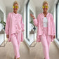Oversized Asymmetrical Hem Loungewear Set