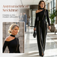 One-Shoulder Top and Dual-Zipper Detail Pants Set
