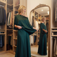 Women’s Elegant Solid Top & Ankle Length Skirt Set