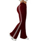 🎁New arrival 50% OFF💥 High-Waist Side Stripe Flared Pants