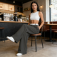 🥳2026 HOT SALE🥳💞50K+ SOLD!💥50% OFF! 🔥Women's Wide-Leg Suit Pants with Contrast Waistband