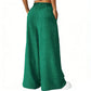 Women's High-Waist Paperbag Wide-Leg Pants