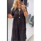 🌸Spring New Arrival & 50%OFF❤️‍🔥Women's V-Neck Leopard Print Maxi Dress
