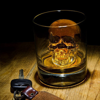 🧊 Last Day Special Price £8.99 ! 🔥Buy 2 Get 1 Free💀DIY Silicone Skull Ice Cube Tray – Giant Slow-Melt Skull for Whiskey & Cocktails – Food-Grade & Multi-Use Mold 🥃