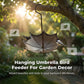 ☂️ Limited-time Special Price:£ 13.99!!!🕊️ Umbrella-shaped hanging feeder and waterer for birds