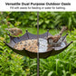 ☂️ Limited-time Special Price:£ 13.99!!!🕊️ Umbrella-shaped hanging feeder and waterer for birds