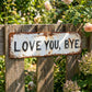 Weather-Resistant Metal Decor Sign