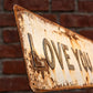 Weather-Resistant Metal Decor Sign