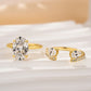 💍✨Sparkly Teardrop Open Ring for Women
