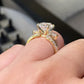 💍✨Sparkly Teardrop Open Ring for Women