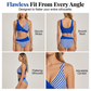 Two-Piece Color Block & Stripe Bikini Swimsuit