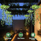 🌿50% OFF!🪴Solar Hanging Grass Light – Realistic Foliage, Warm White, IP65 ✨