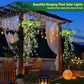 🌿50% OFF!🪴Solar Hanging Grass Light – Realistic Foliage, Warm White, IP65 ✨