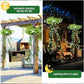 🌿50% OFF!🪴Solar Hanging Grass Light – Realistic Foliage, Warm White, IP65 ✨