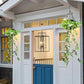 🌿50% OFF!🪴Solar Hanging Grass Light – Realistic Foliage, Warm White, IP65 ✨