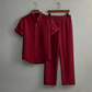 👔 LIMITED-TIME 50% OFF! ✨ Men's Textured 2-Piece Set – Shirt & Pants, Breathable, Coordinated 🧳