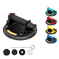 8-Inch Glass Vacuum Suction Cup with Pressure Gauge