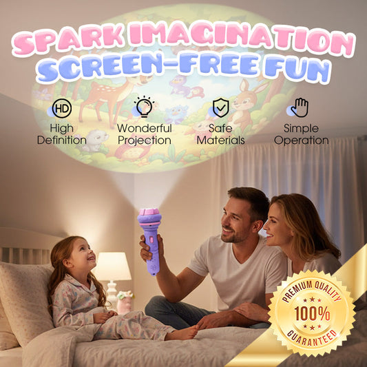 🔥Limited stock available 49% OFF🔥Early Education Projector Torch for Kids