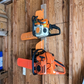 Heavy-Duty Chainsaw Wall Mount 🪓 – Solid Iron, Rust-Proof Powder Coating, Universal Cradle for Gas & Electric Saws, Quick Install