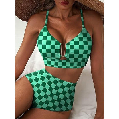 Women's High-Waisted U-Bar Bikini Set