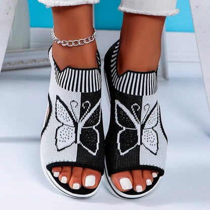 🎁New Arrival 55% OFF💥Women's Casual Peep-Toe Platform Beach Sandals