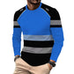 🏕️Men's Printed Round-neck Long-sleeve Shirt
