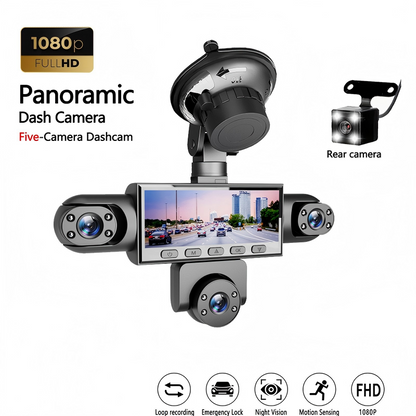 🎁2026 New Arrivals 50% OFF💥1080P Multi-Channel Dash Cam with Night Vision & Parking Monitor 🚗