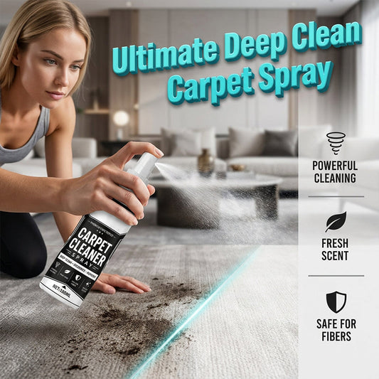 🧼✨ Deep clean carpet spray – lifts tough stains, neutralizes odors instantly!