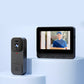🚪 Easy-Install Video Doorbell with 4.3" Monitor — No Drilling, Long Battery Life