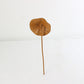 Antique Iron Lotus Leaf Garden Stake