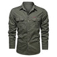 Men's Long Sleeve Cotton Workwear Shirt