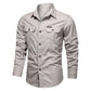 Men's Long Sleeve Cotton Workwear Shirt