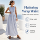 📢📢40% OFF !! ⏰Women Casual Striped Maxi Dress Sleeveless