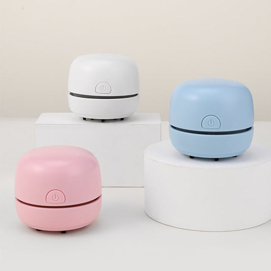 🔋 Portable Mini Desk Vacuum Cleaner — Cordless Handheld Vac | Rechargeable | Strong Suction for Crumbs, Dust & Keyboard Debris