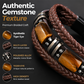 🪨 LIMITED-TIME 50% OFF! 🧵 Braided PU Leather Bracelet for Men & Women – Tiger Eye Stone, Unisex, Layered Design ✨