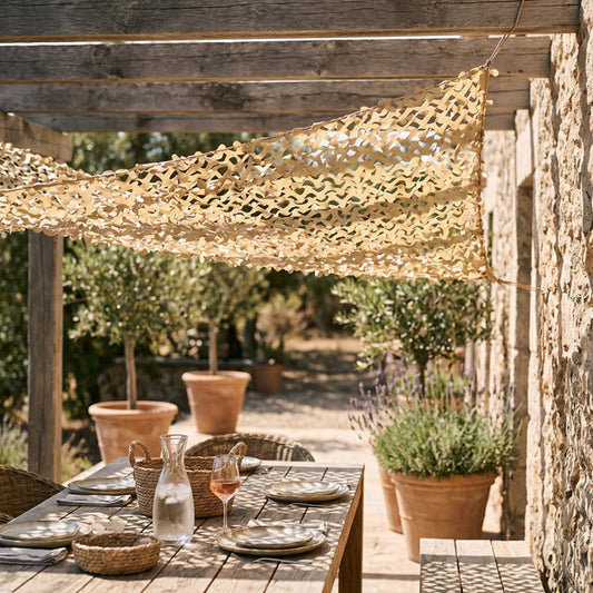 Reinforced Camouflage Netting for Terrace Pergola & Gazebo