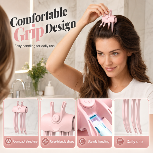 🎉48K+ Sold 💇 Wireless Heated Volumizing Root Lift Clip, Portable Travel Hair Styling Tool for Flat Fine Hair
