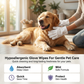 💥【50% OFF】🔥 Pet Cleaning Glove Wipes | Gentle & Easy Cleaning | Hypoallergenic Formula with Oatmeal & Coconut Oil | Deep Cleaning & Loose Fur Removal | Lemon Scent to Eliminate Odors | Hygienic & Disposable | Suitable for Cats & Dogs 🐾